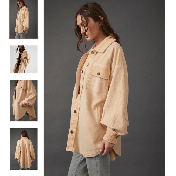 FREE PEOPLE mustard seed ruby shacket size small - Picture 6 of 15
